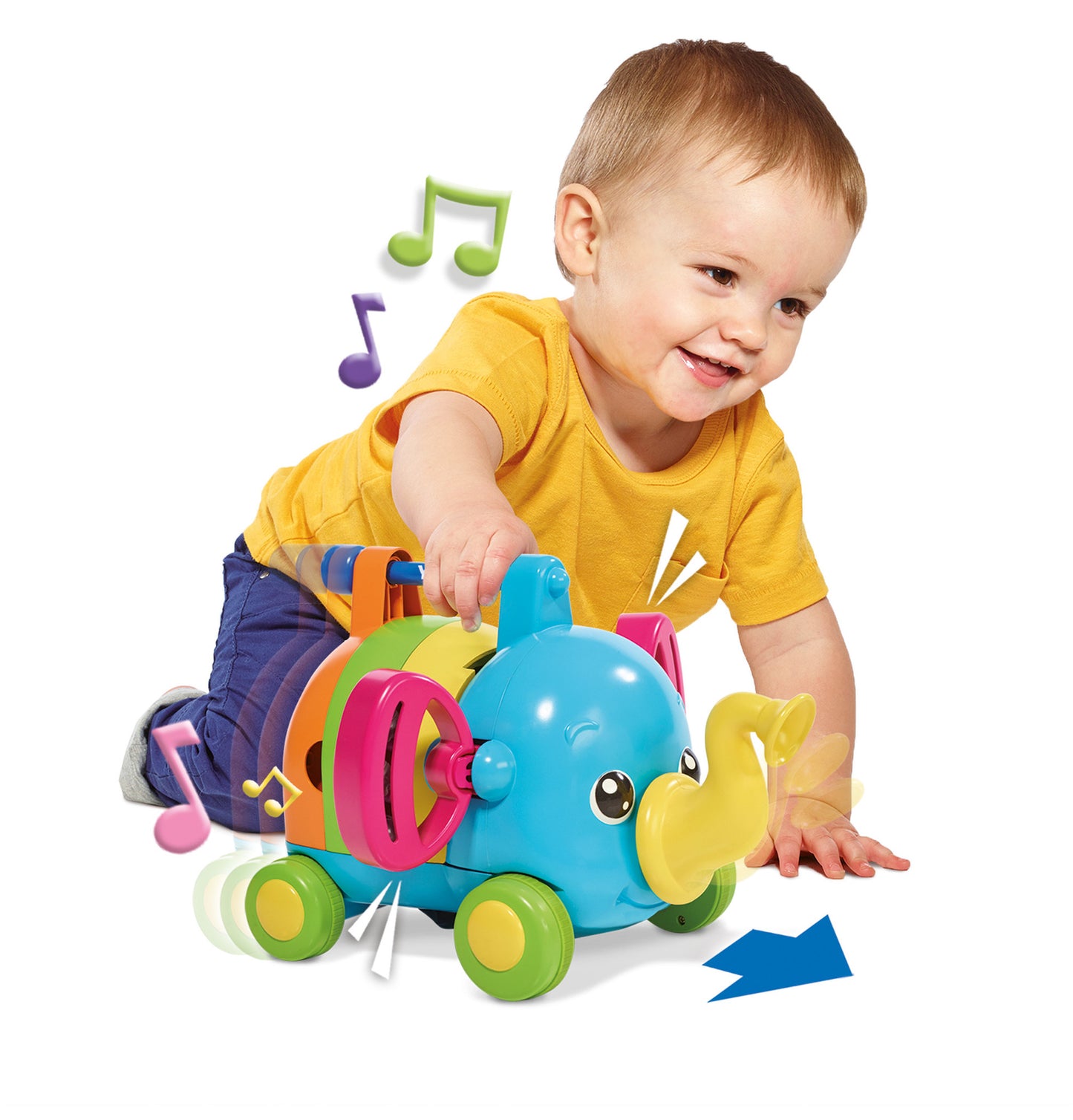 TOMY TOOMIES słonik orkiestra 7w1 E72377 /3