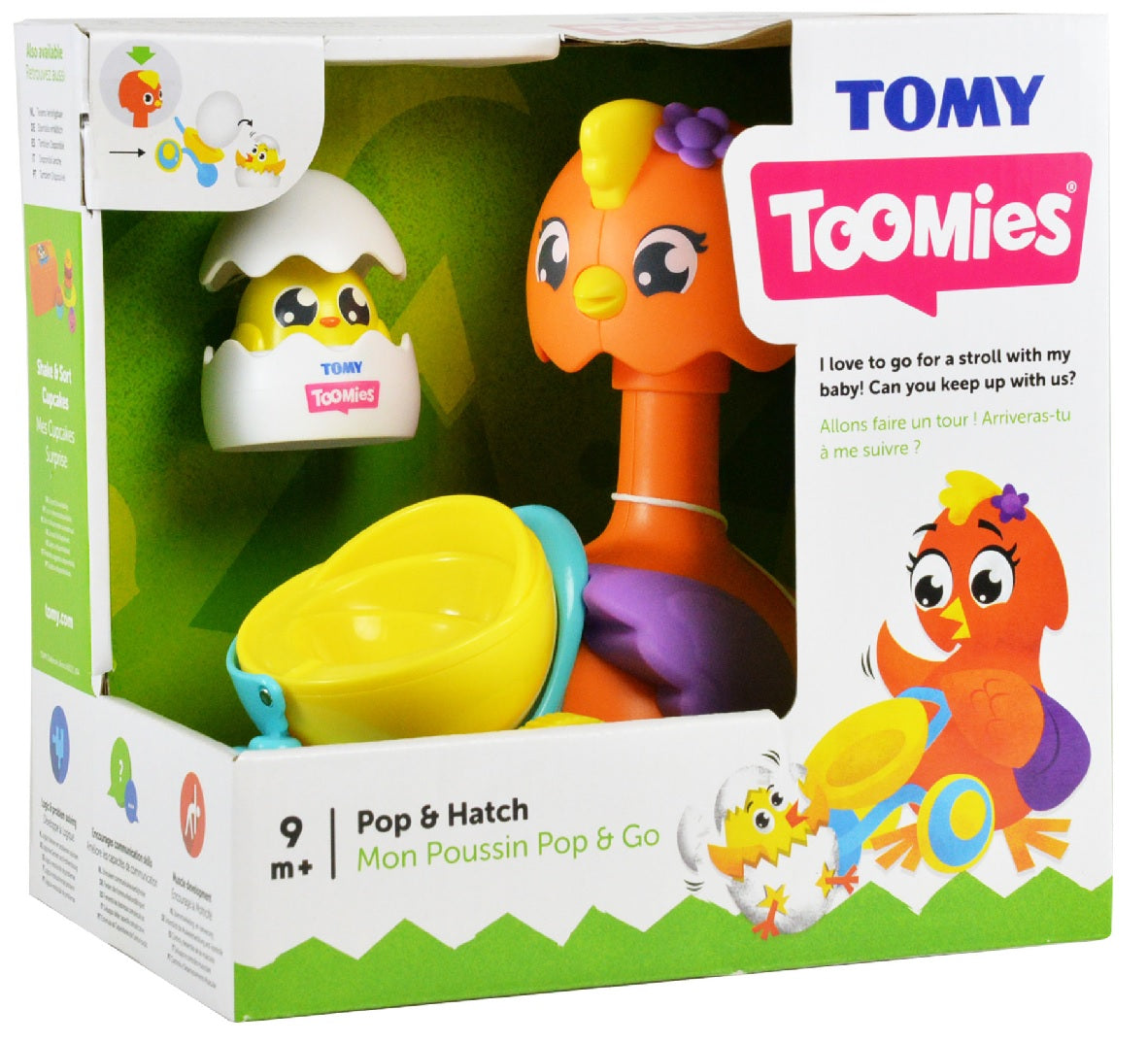 TOMY TOOMIES piskle w wózeczku E72723/4
