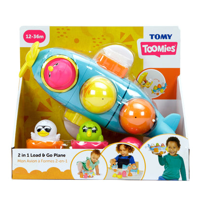 TOMY TOOMIES samolot z jajeczkami 2w1 E73147