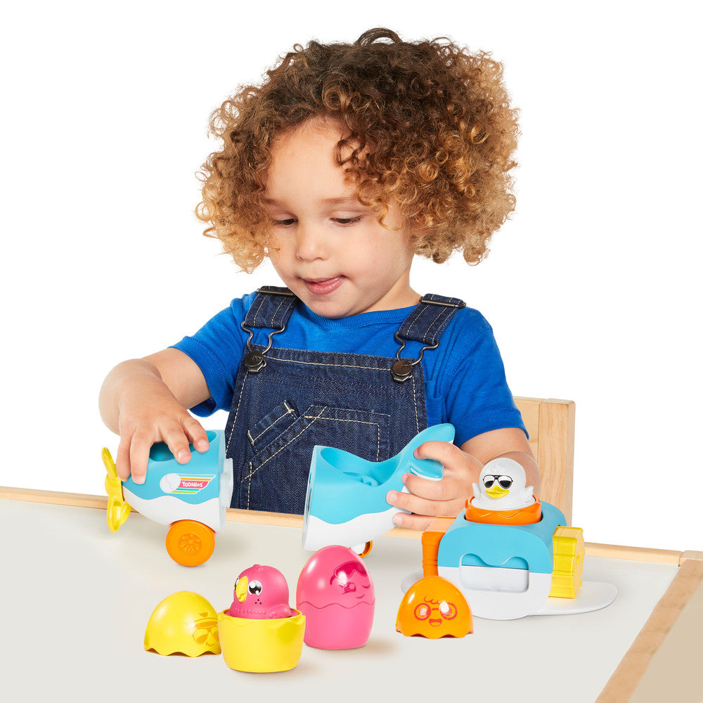TOMY TOOMIES samolot z jajeczkami 2w1 E73147