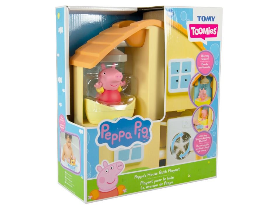 Toomies świnka peppa domek kąpielowy
