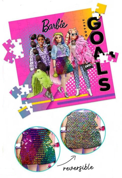 Barbie puzzle z cekinami 95el 99-0112 95606