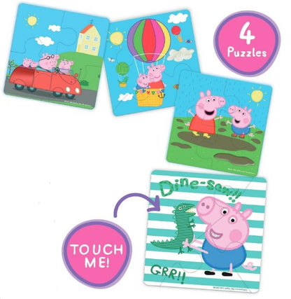 Świnka Peppa puzzle sensor.4w1 85-0037 97846