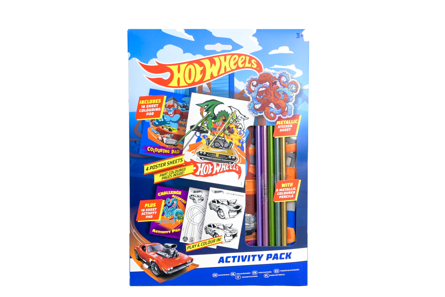 Hot Wheels zestaw do kolorow. 60-0033 27284
