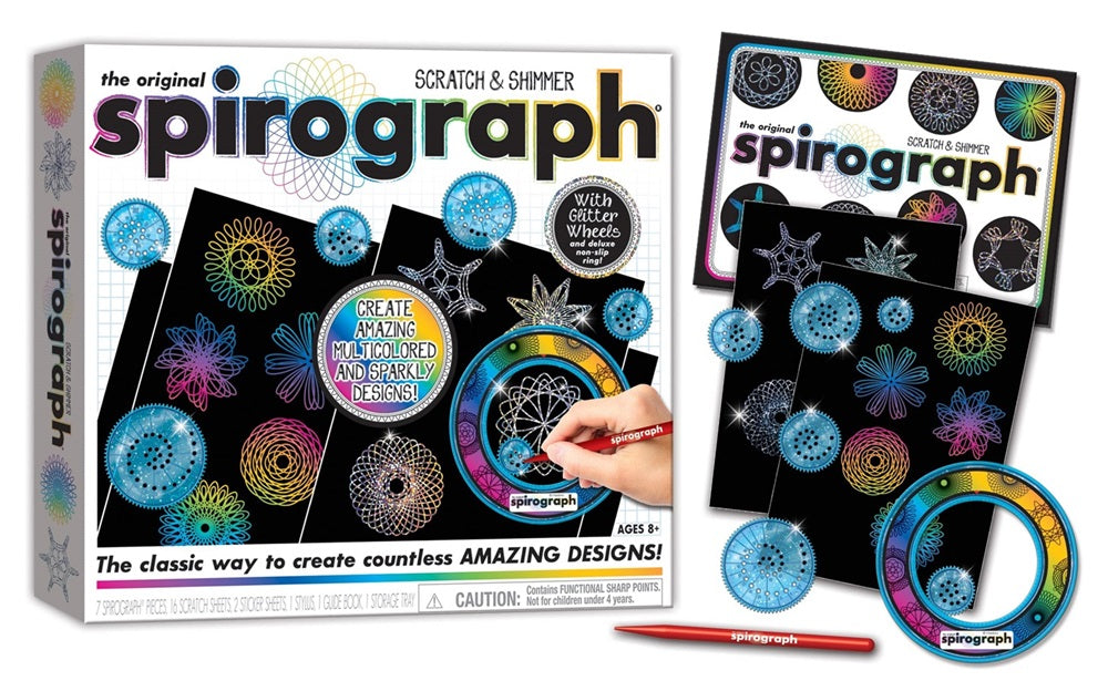 Spirograph zestaw do zdrapywania