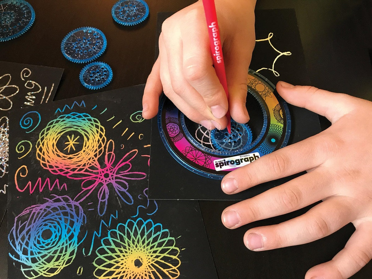 Spirograph zestaw do zdrapywania