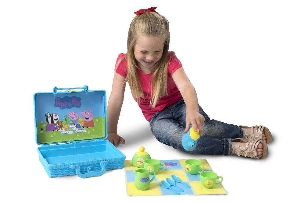 Zestaw świnka peppa piknikowy koszyk