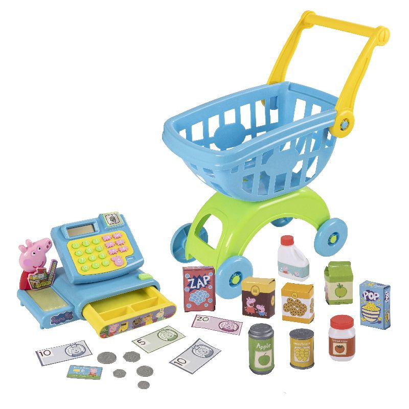 PEPPA PIG sklep zestaw kasa+koszyk 1684698 69810/2