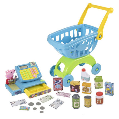PEPPA PIG sklep zestaw kasa+koszyk 1684698 69810/2