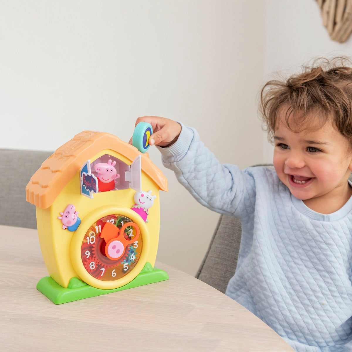 Peppa pig zegar z kukułką