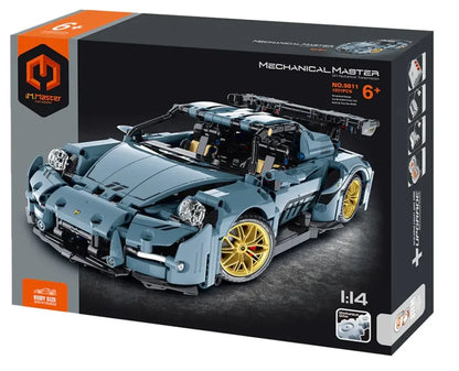 Immaster klocki model 1:14 auto błękit 1221 elementów