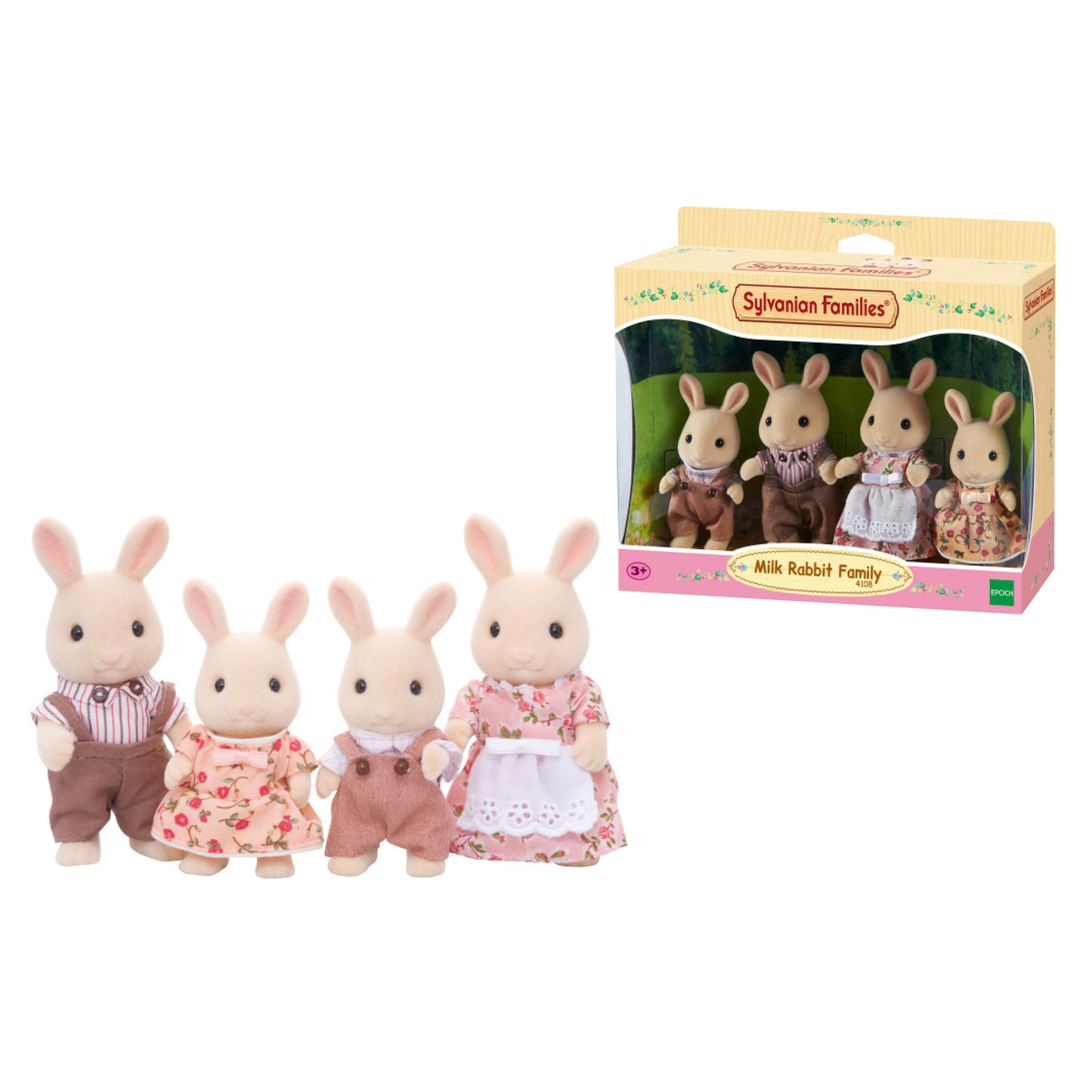 SYLVANIAN Rodzina biszkoptowych królików 04108