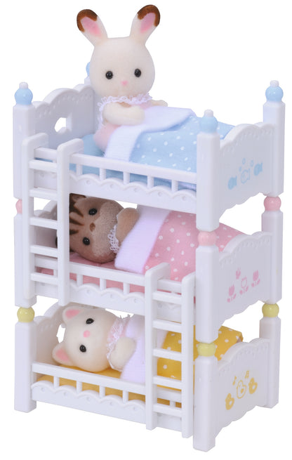 SYLVANIAN Potrójne łóżko piętrowe 04448 44483