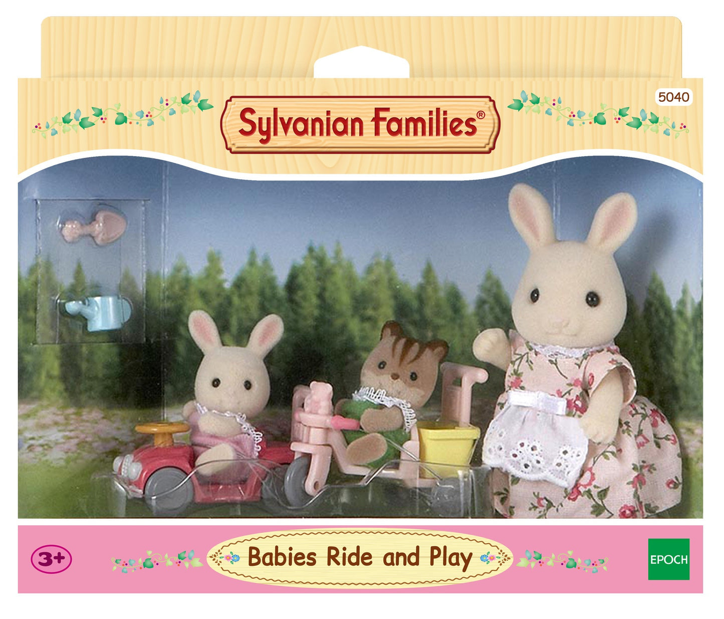SYLVANIAN Trójkołowy rower z zabawkami 05040