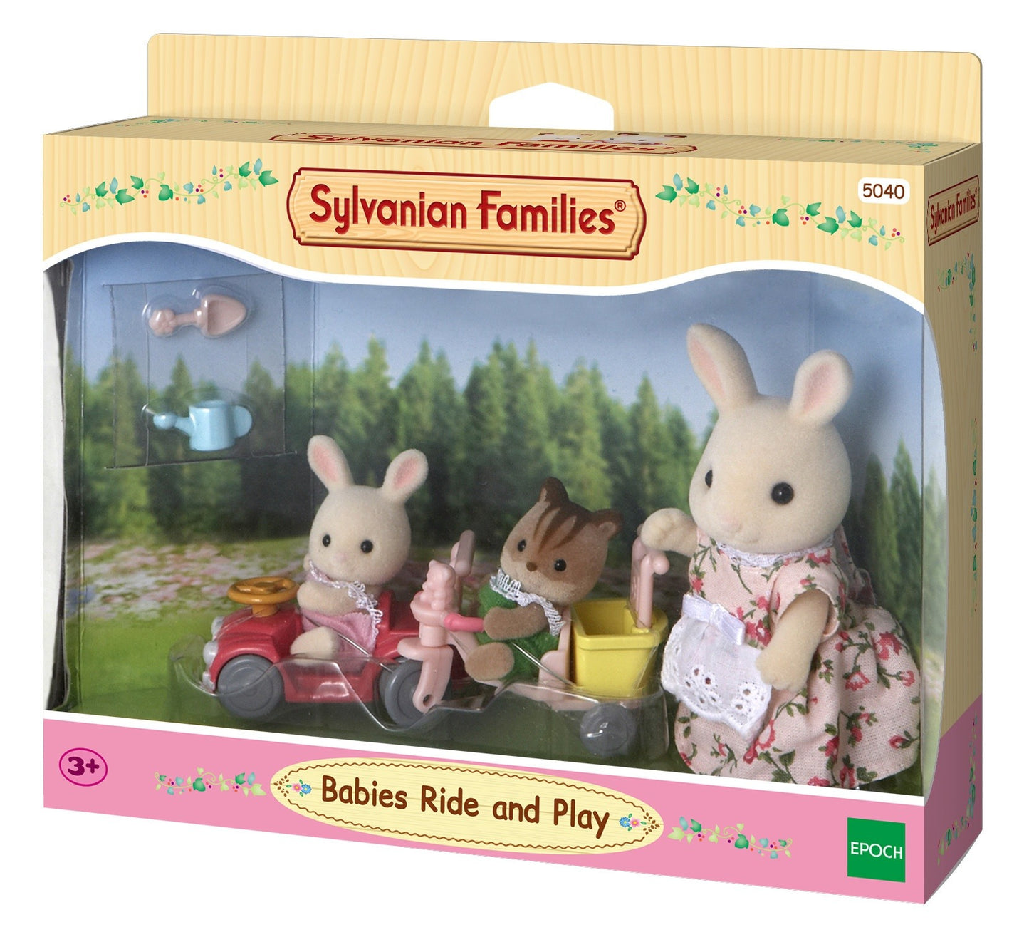 SYLVANIAN Trójkołowy rower z zabawkami 05040
