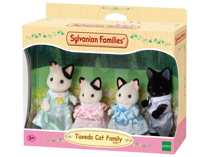SYLVANIAN Rodzina kotków z czarnym uszkiem 05181