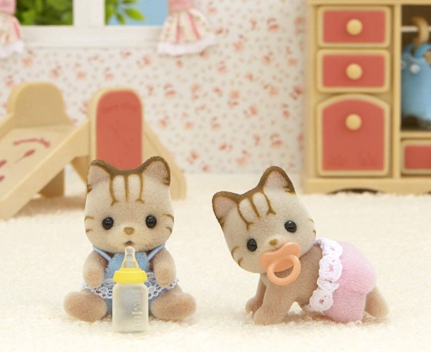 SYLVANIAN Bliźniaki pręgowanych kotków 05188