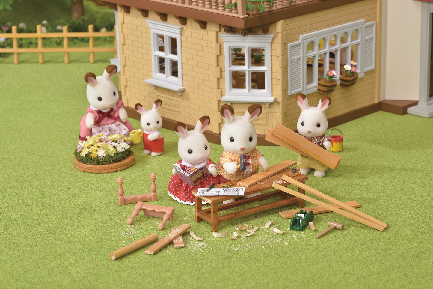 SYLVANIAN Miejski domek z oświetleniem 05302