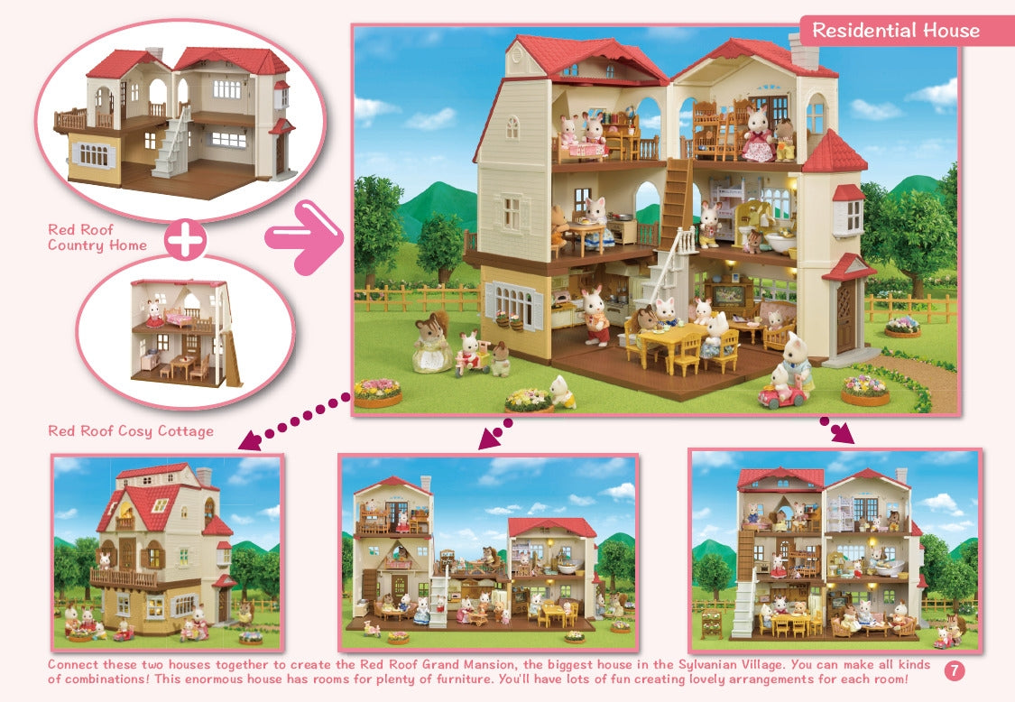 SYLVANIAN Miejski domek z oświetleniem 05302