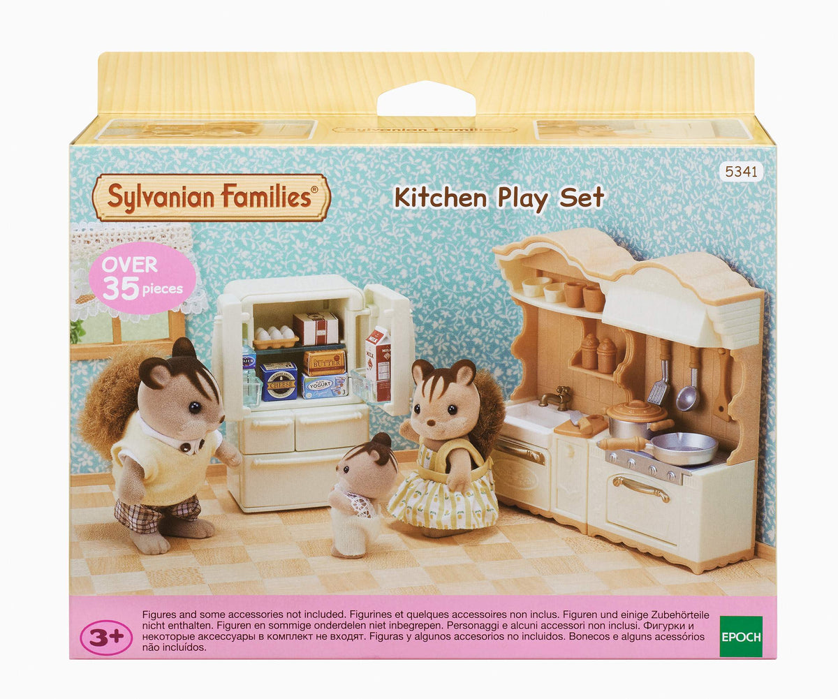 SYLVANIAN Wiejska kuchnia z lodówką