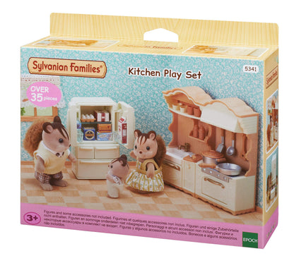 SYLVANIAN Wiejska kuchnia z lodówką