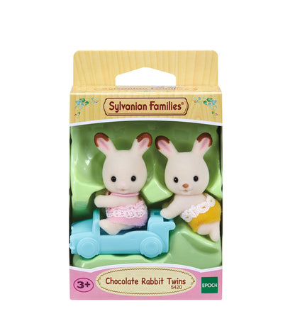 Sylvanian Bliźniaki królików z czekoladowymi uszkami