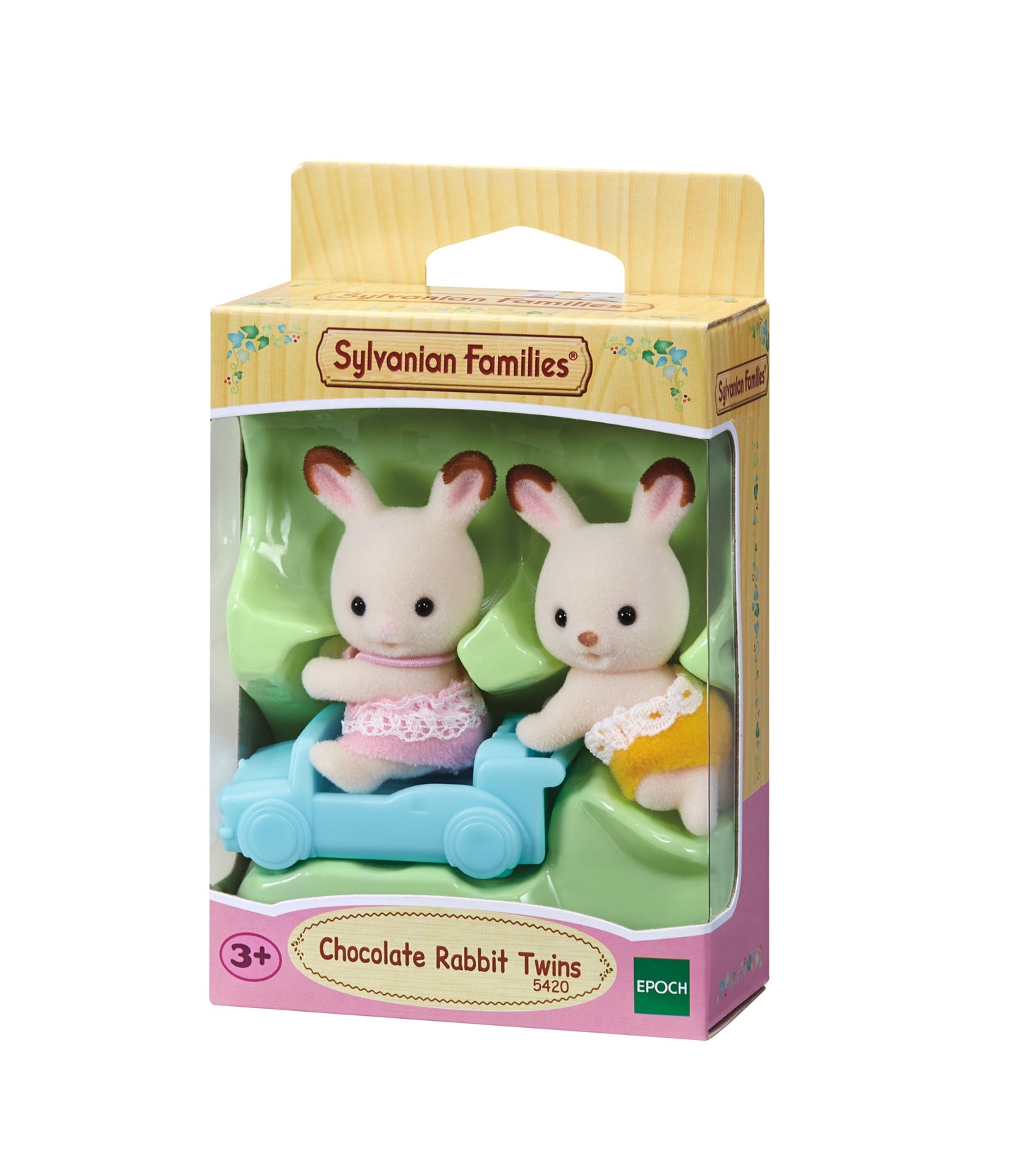 Sylvanian Bliźniaki królików z czekoladowymi uszkami