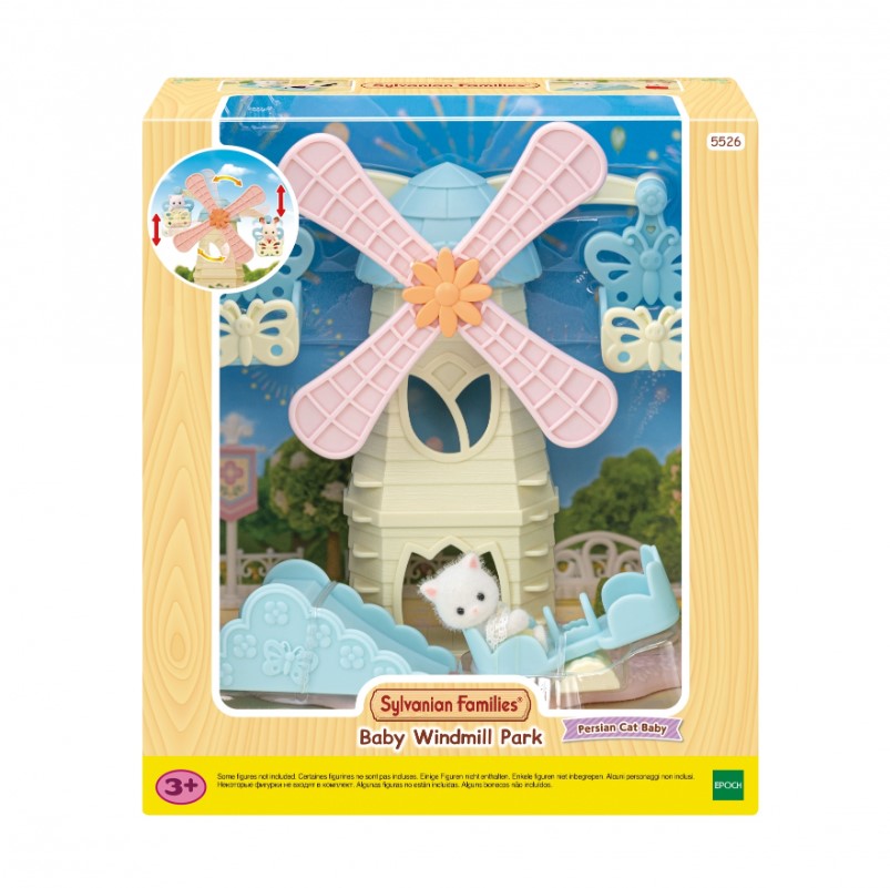 SYLVANIAN Wiatrak z karuzelą zest+fig.05526 55267