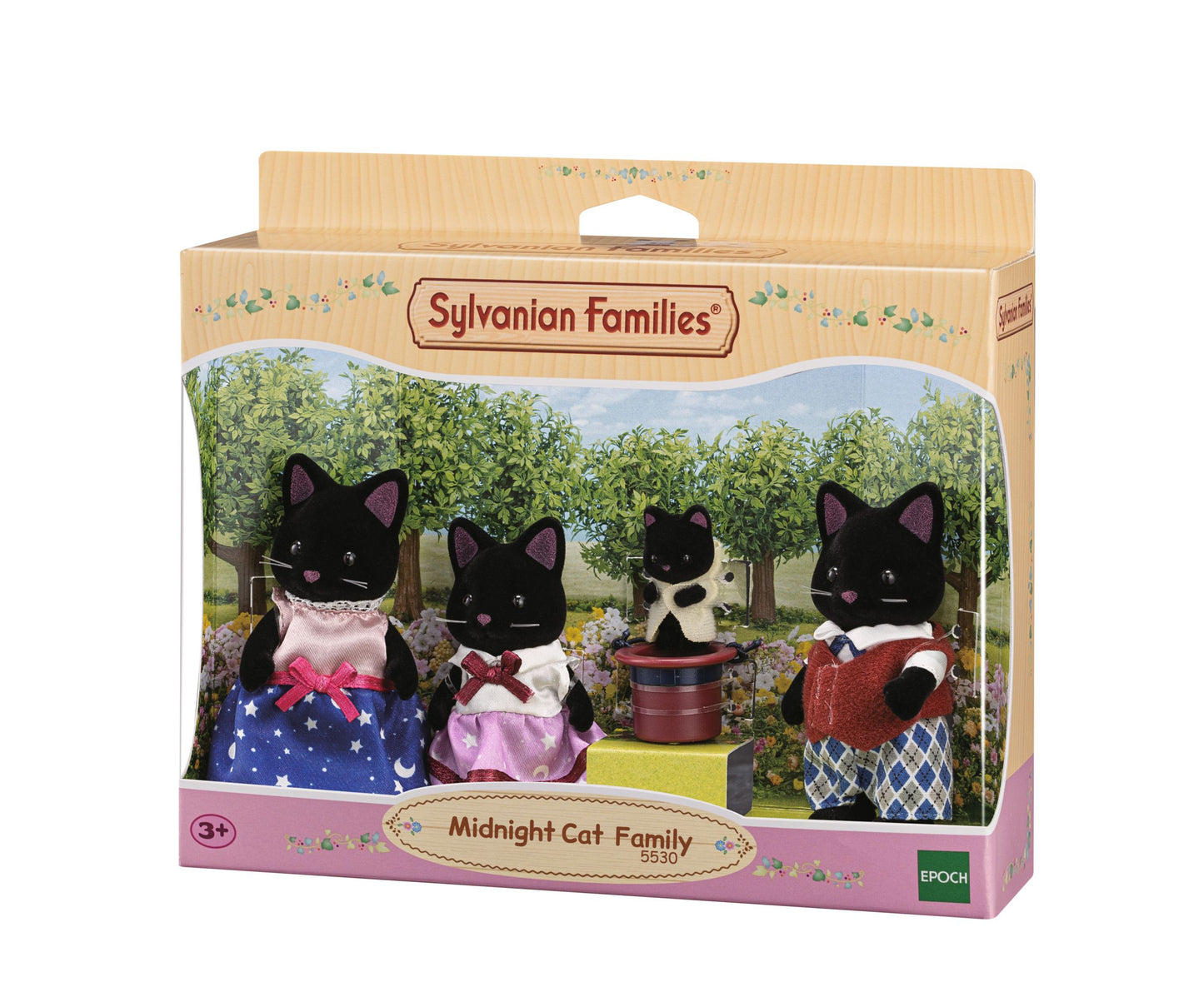 SYLVANIAN Rodzina czarnych kotków 05530