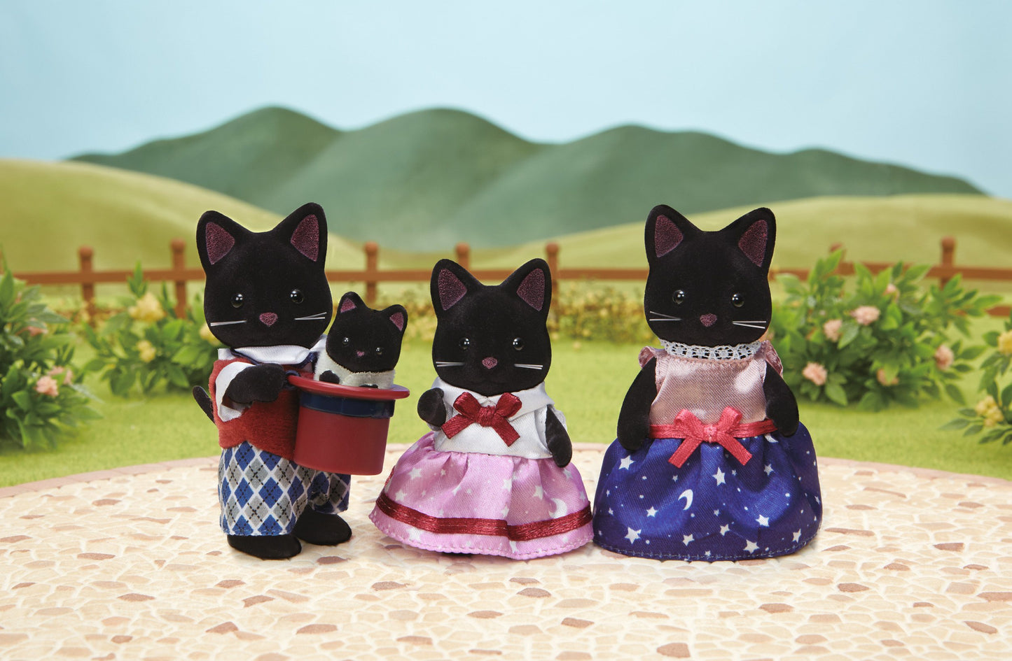 SYLVANIAN Rodzina czarnych kotków 05530