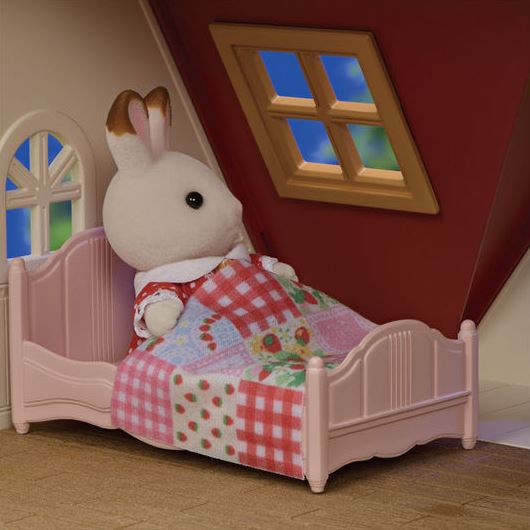 Sylvanian przytulny domek wiejski z czerwonym dachem
