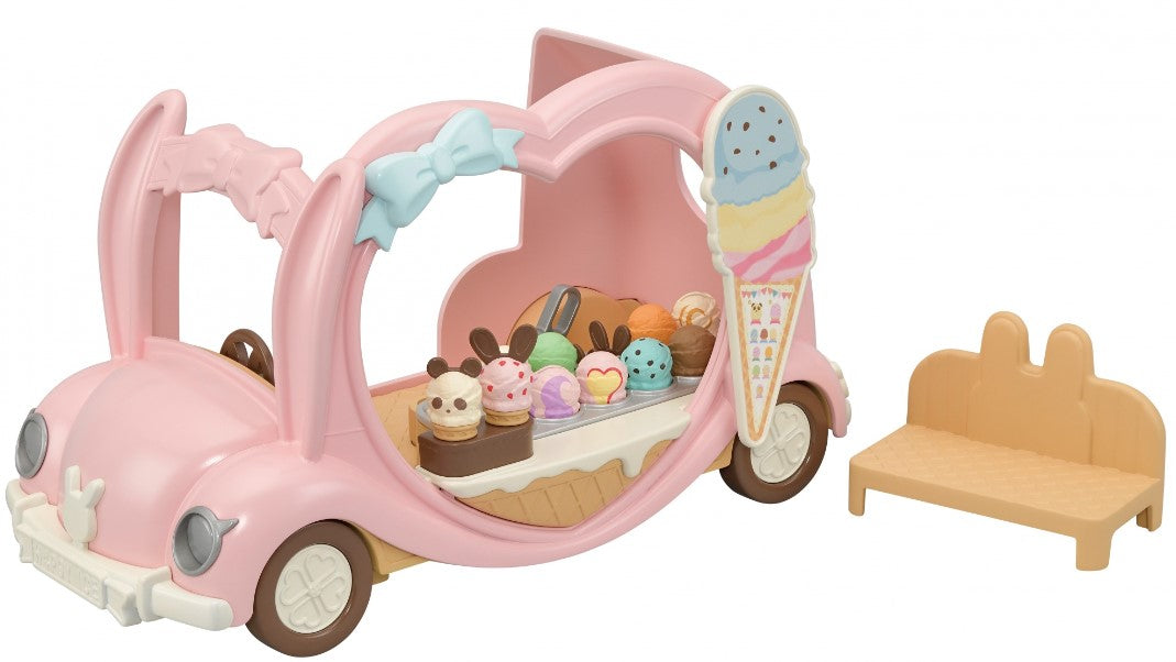 Sylvanian Families Wesoły samochód z lodami