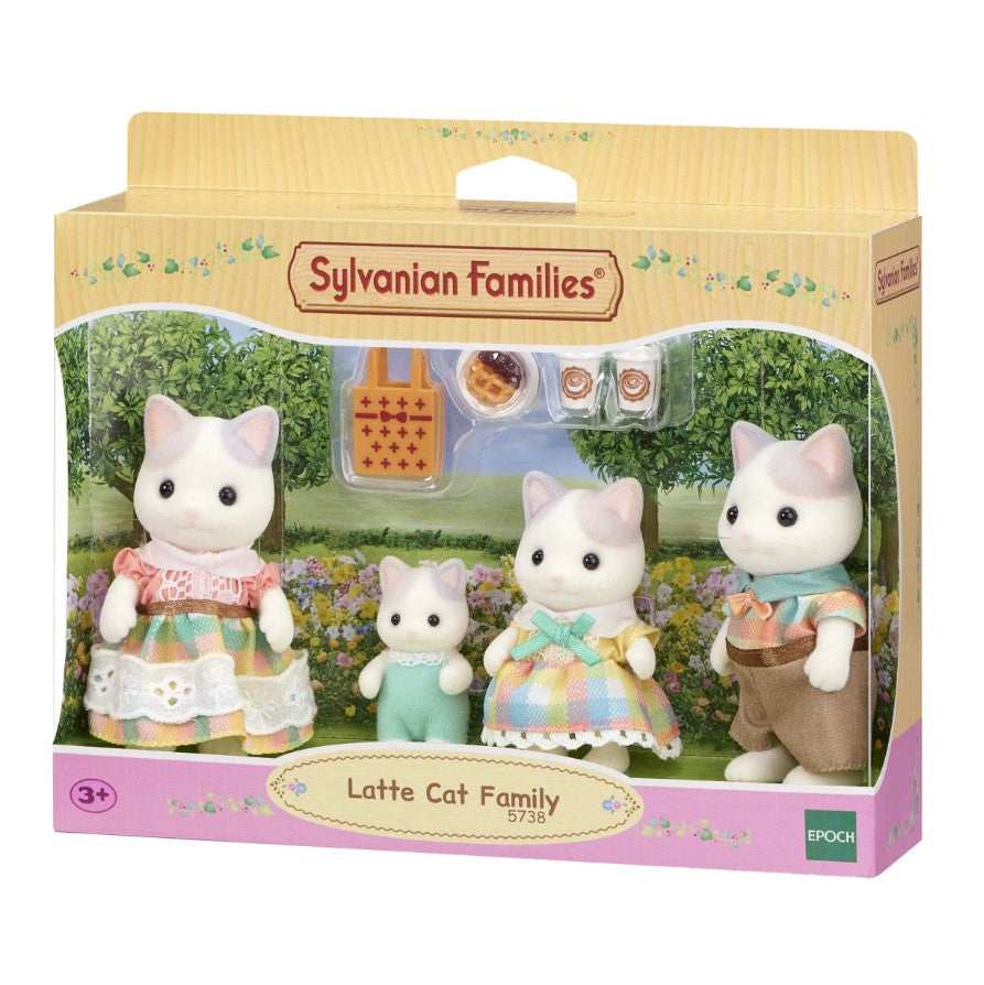 Sylvanian families kocia rodzinka latte