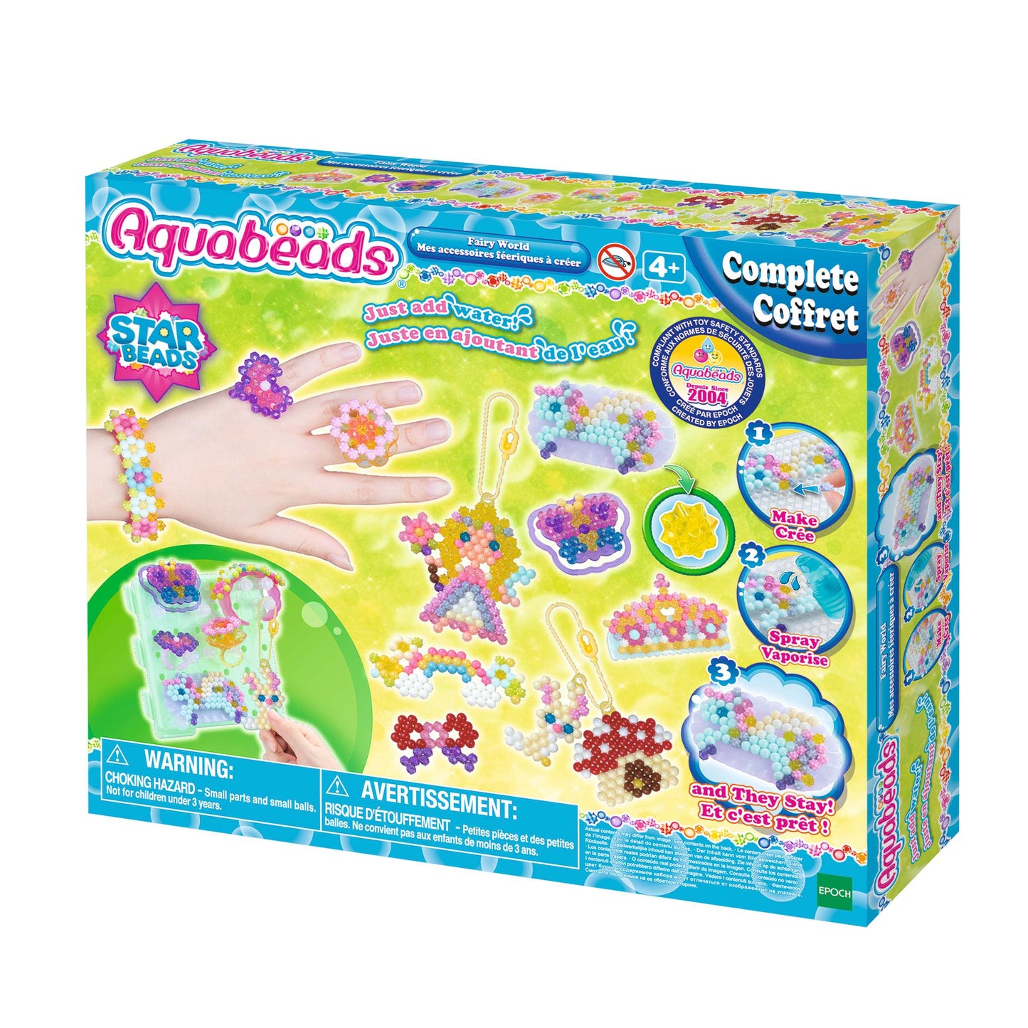 Aquabeads świat wróżek koraliki gwiazdki