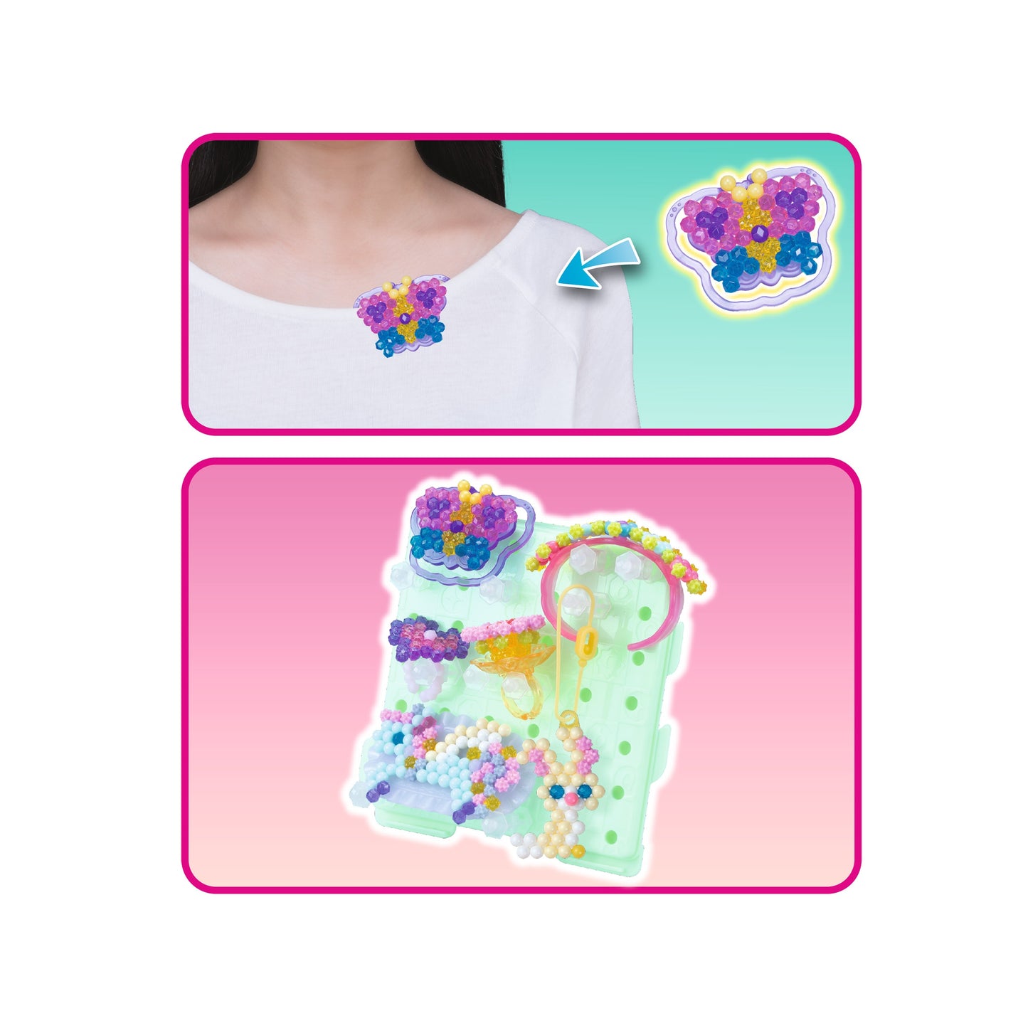Aquabeads świat wróżek koraliki gwiazdki
