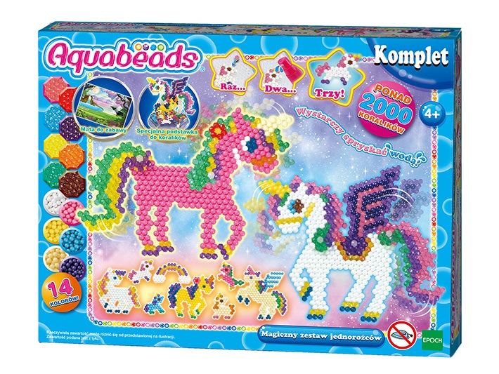 AQUABEADS Magiczny zestaw jednorożców 31928