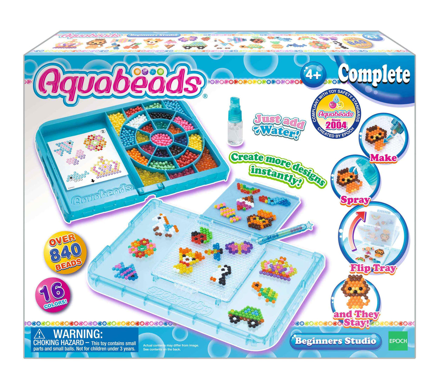 AQUABEADS Zestaw startowy niebieski 32788