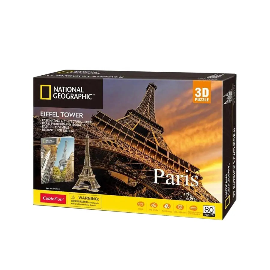 Cubic fun puzzle 3d national geographic paryż