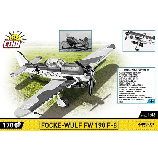 Klocki Historical Collection, World War II, Focke-Wulf FW 190 F-8
