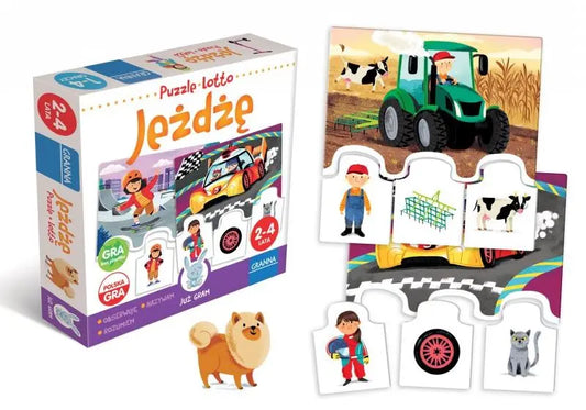 Gra Jeżdżę - puzzle lotto