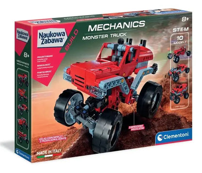 Naukowa zabawa laboratorium mechaniki monster truck