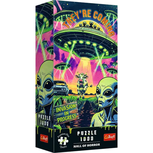 PUZZLE 1000 PremPlus Hall Of Horror UFO