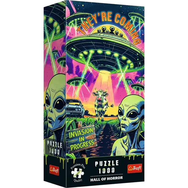 PUZZLE 1000 PremPlus Hall Of Horror UFO