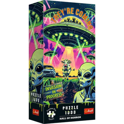 PUZZLE 1000 PremPlus Hall Of Horror UFO