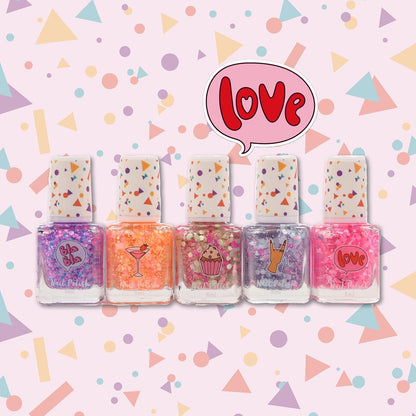 Create it! lakier do paznokci confetti 5-pak