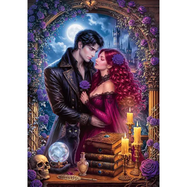 Puzzle Premium Plus Quality Tales After Dark 1000 el. Gotycka miłość