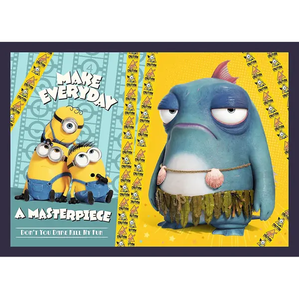Puzzle 4w1 Nowe przygody Minionków