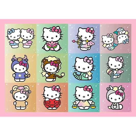 Puzzle 4w1 Sanrio Hello Kitty, Słodkie przygody
