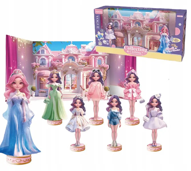 Układanka magnetyczna, trójwymiarowa przebieralnia