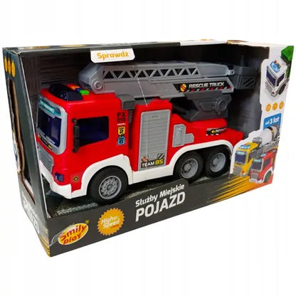 Smily play służby miejskie pojazd straży pożarnej
